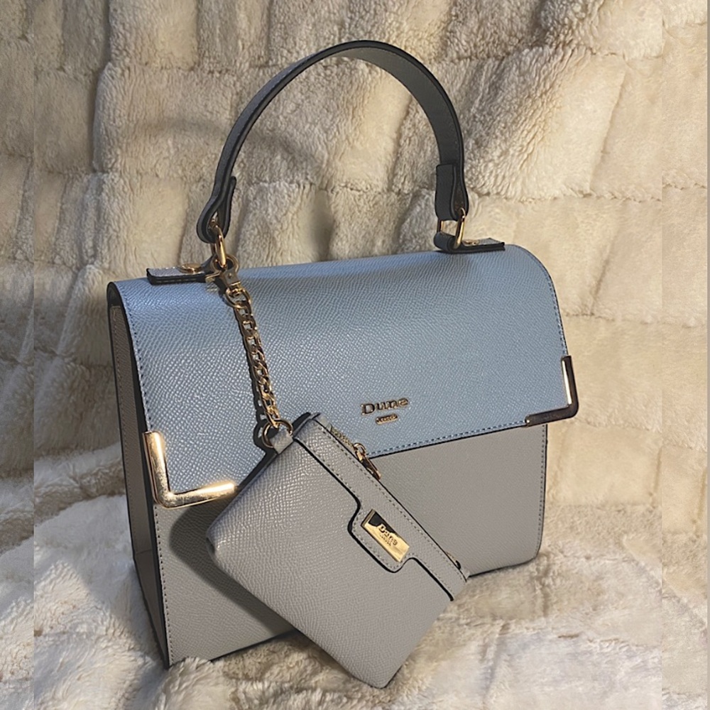 Dune London color block satchel bag